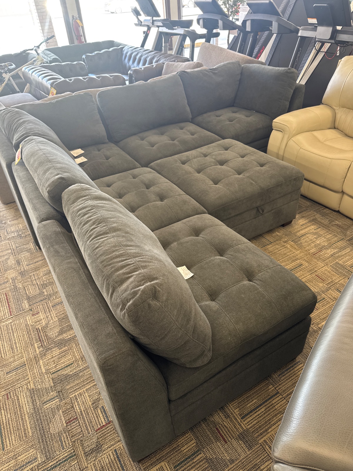 TISDALE 6PC FAB SECT GRAY — photo 2
