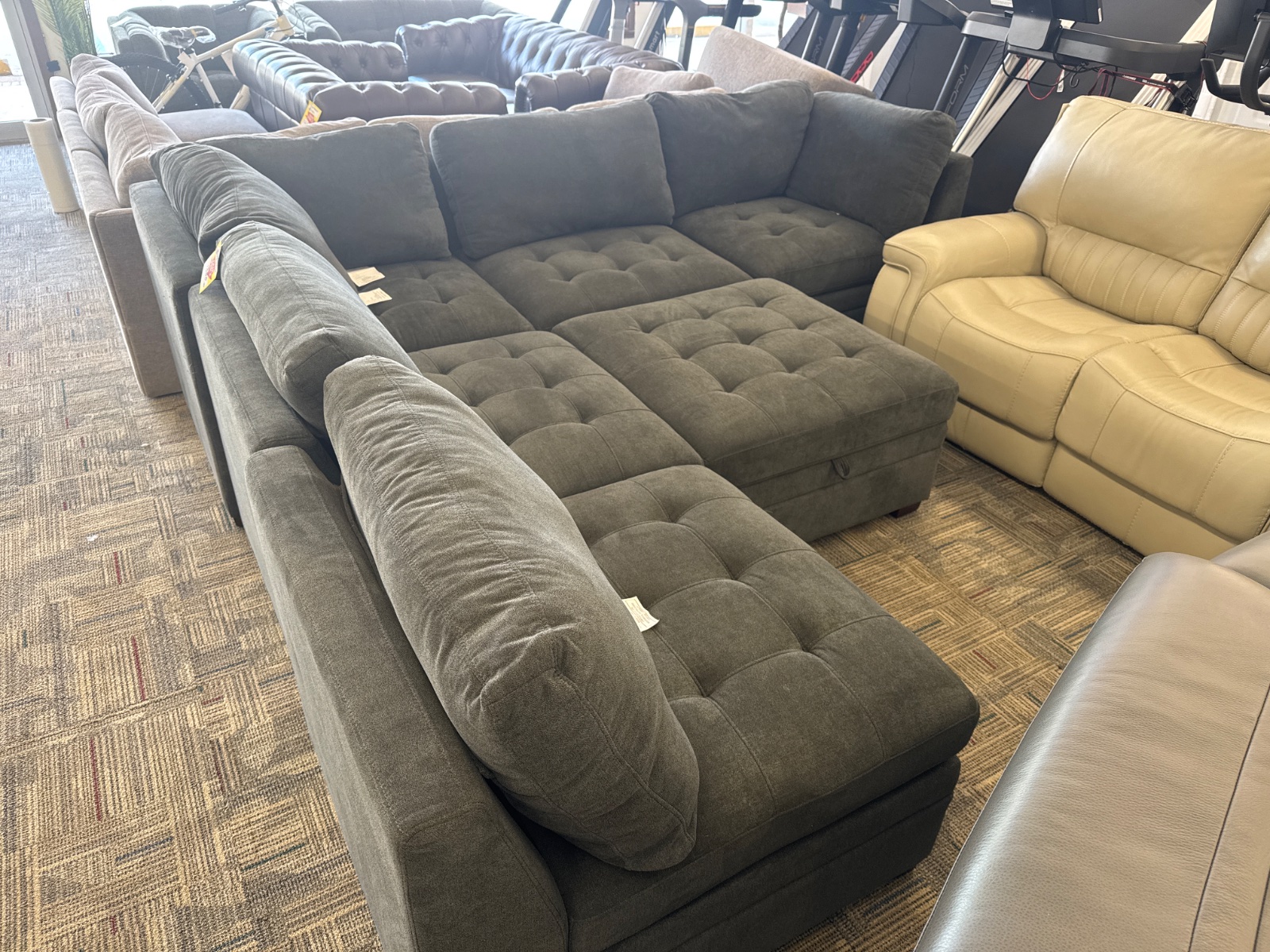 TISDALE 6PC FAB SECT GRAY — photo 3