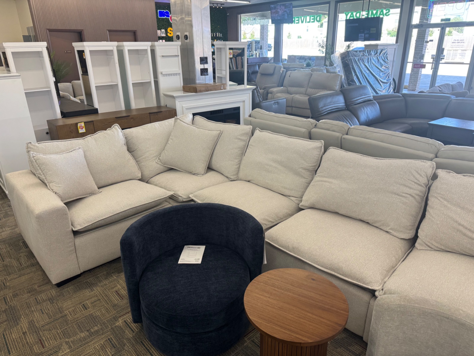 ALENA FAB PWR SECTIONAL — photo 2