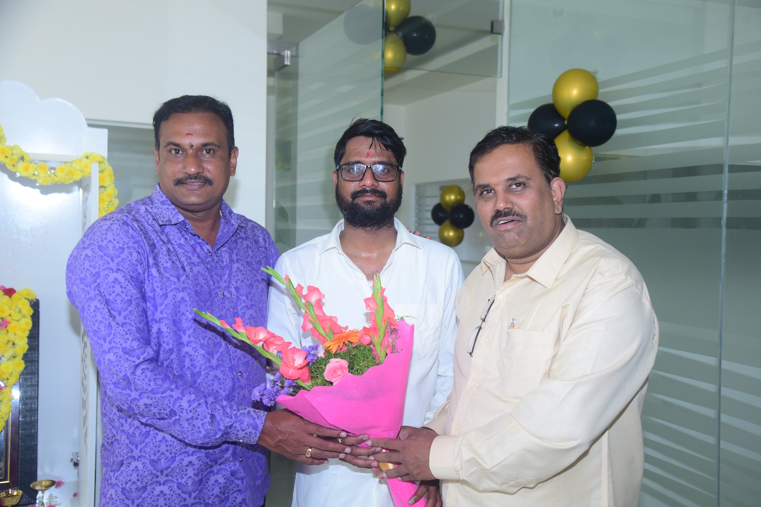 A person holding a chit fund document.