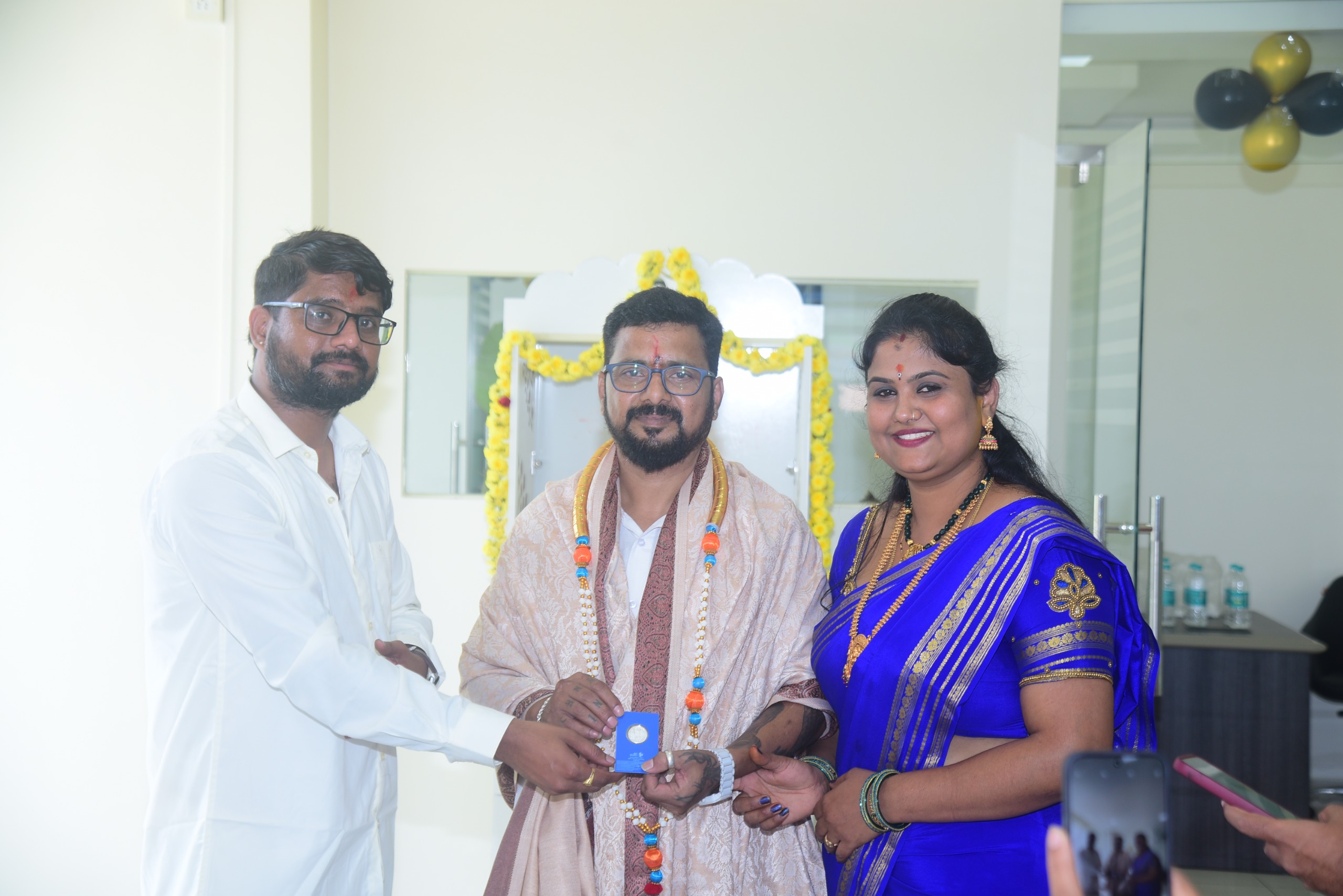 A close-up of a signed contract.