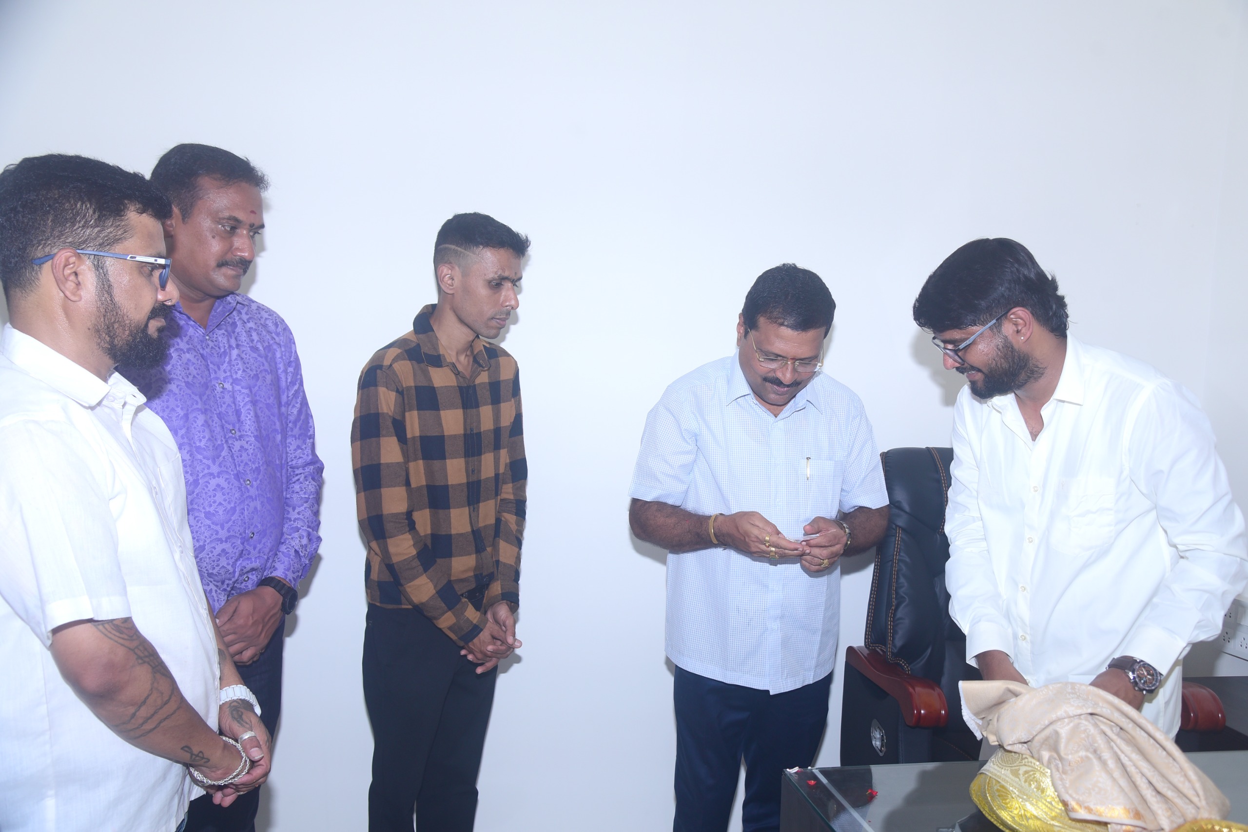 A team photo at a company event.