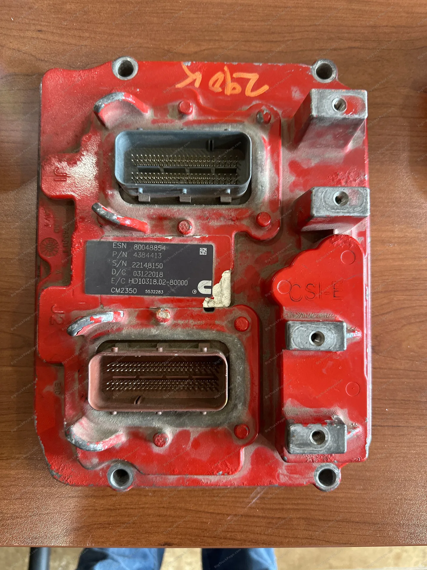 Cummins X 15 engine computer ECM part number 4384413