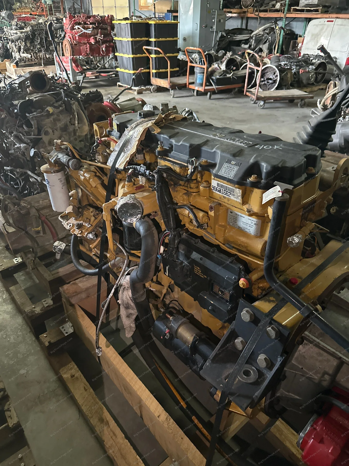CATERPILLAR C9 engine assembly (used) — photo 4 in Strafford, MO | BigTruckPage.com