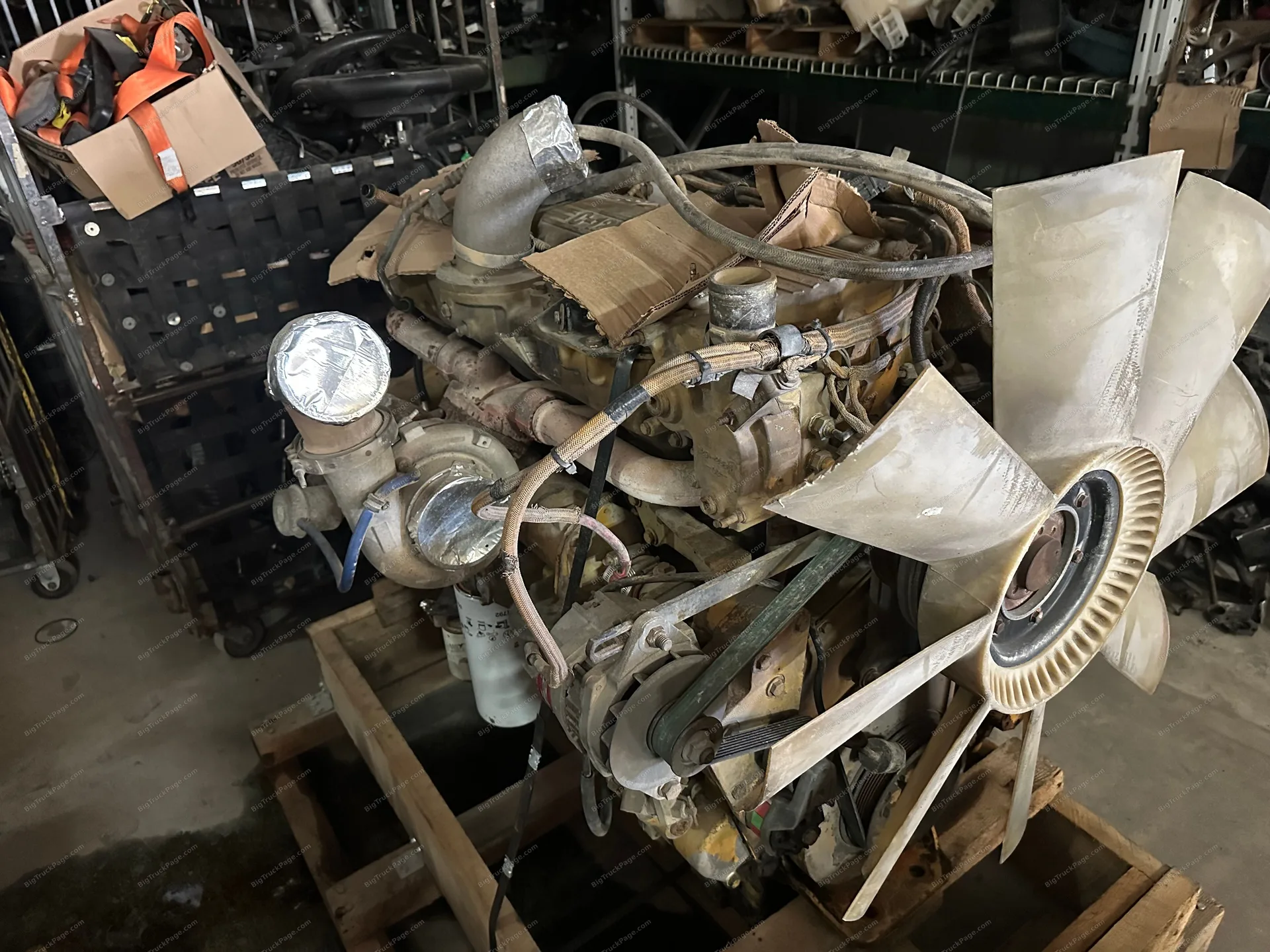 C12 caterpillar engine assembly