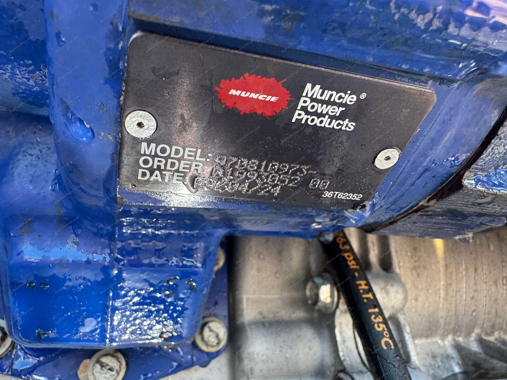 Muncie PTO 97X81J09731 w/ Parker Hydraulic Pump Allison Transmission Take Out OEM (used) — photo 3 in Strafford, MO | BigTru…