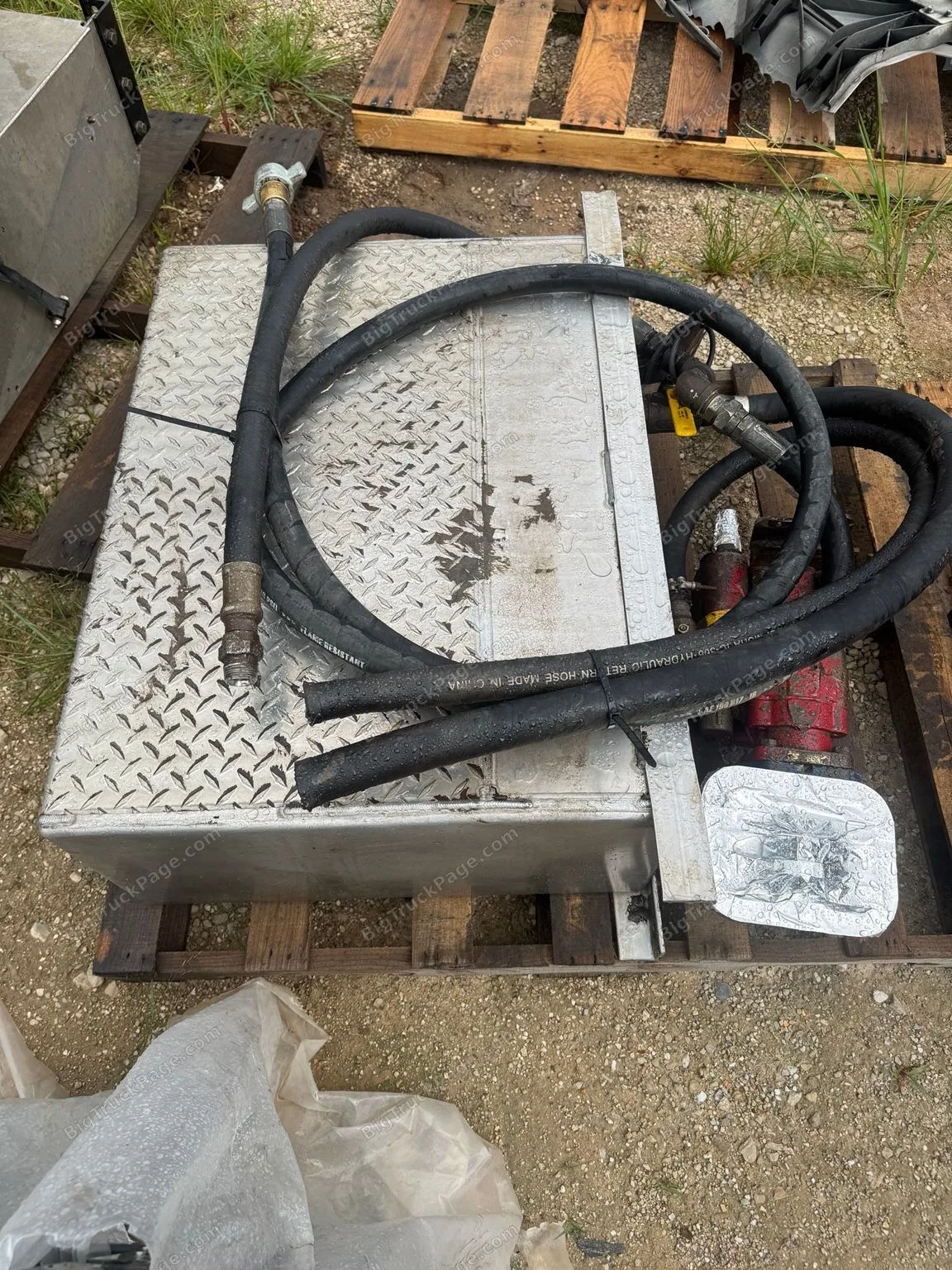 Muncie TG8S PTO Hydraulic Wet Kit Pump Aluminum Tank Hoses Complete 