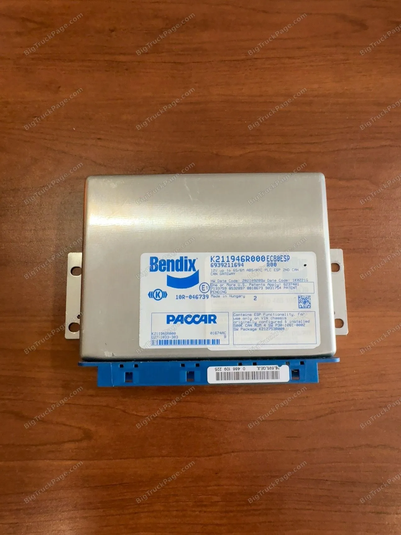 Bendix EC80ESP ABS Brake Control Module PACCAR K211946R000 Q27-1033-303 ECU