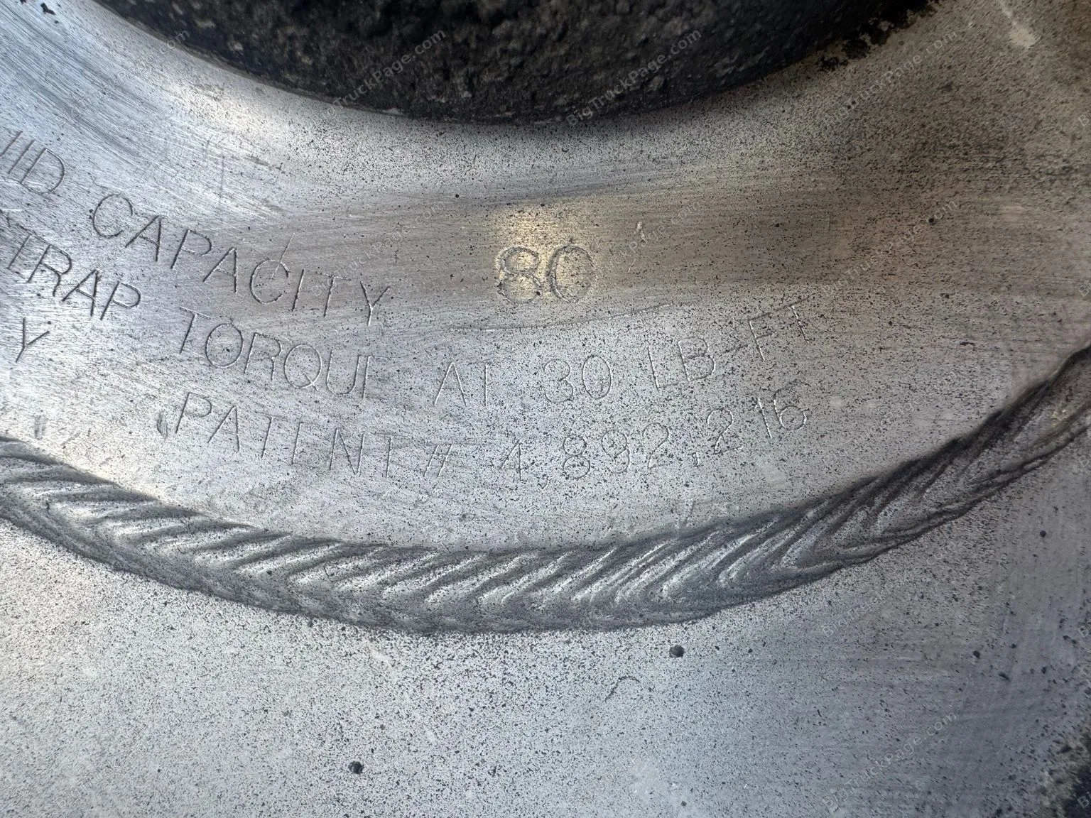 Peterbilt 384 Passenger Side 80 Gallon Aluminum Diesel Fuel Tank w/ Brackets (used) — photo 4 in Strafford, MO | BigTruckPag…
