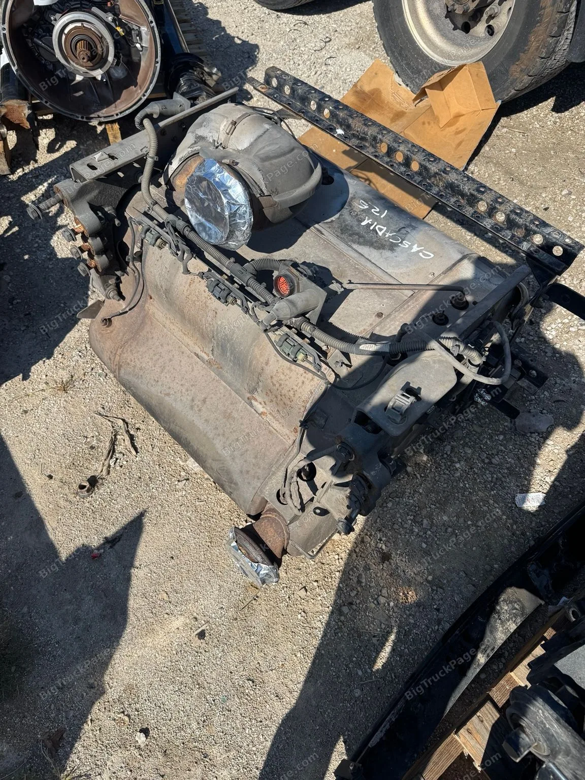 2016 Freightliner Cascadia DPF Aftertreatment Assembly w/ Mounting Rails Used