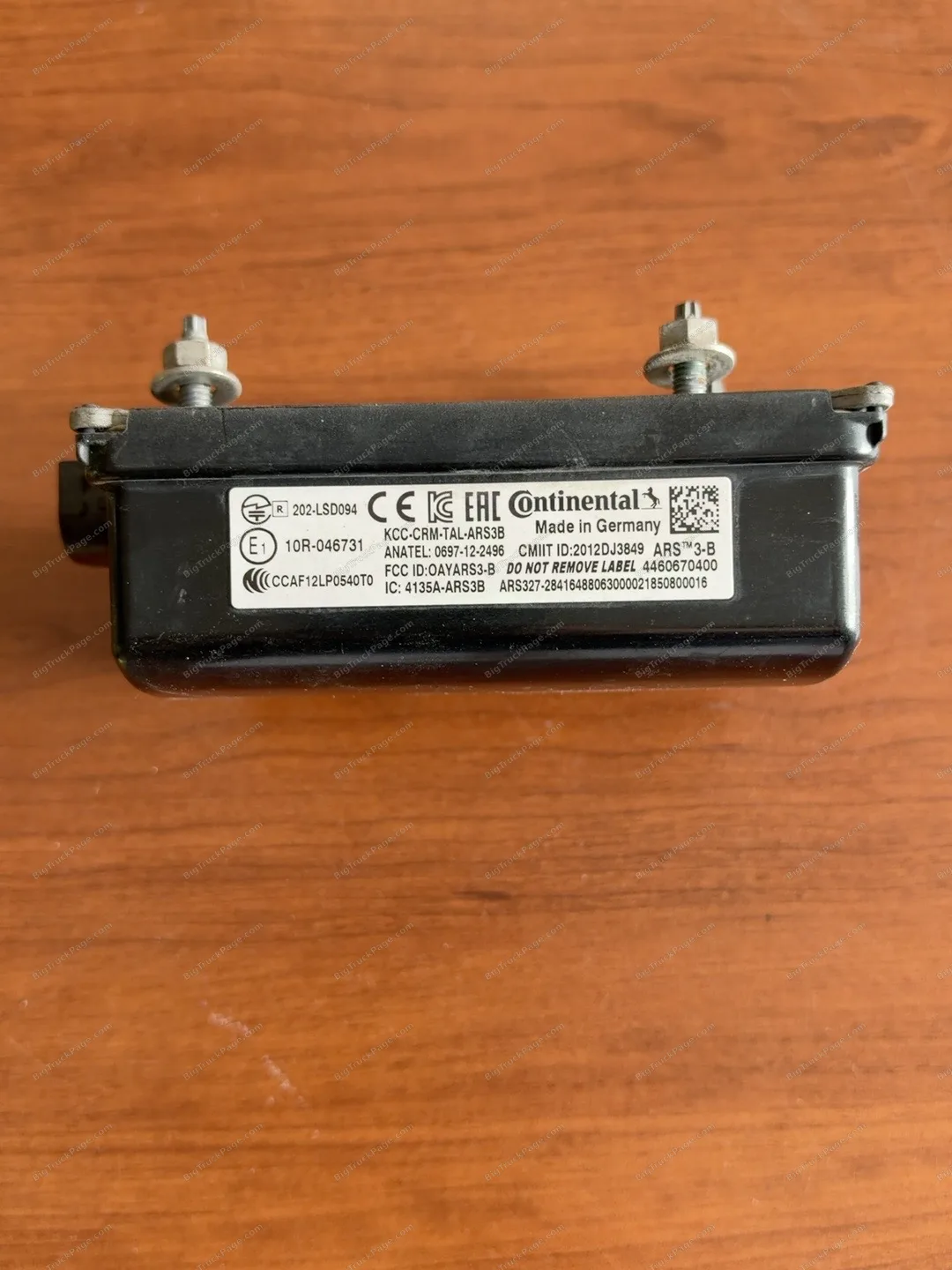 2019 Freightliner M2 WABCO OnGuard Radar Sensor 4008715640 Continental ARS3-B (used) — photo 3 in Strafford, MO | BigTruckPa…
