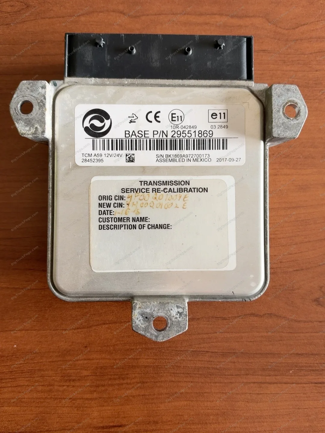 Allison A59 Transmission Control Module TCM 29551869 12V/24V OEM