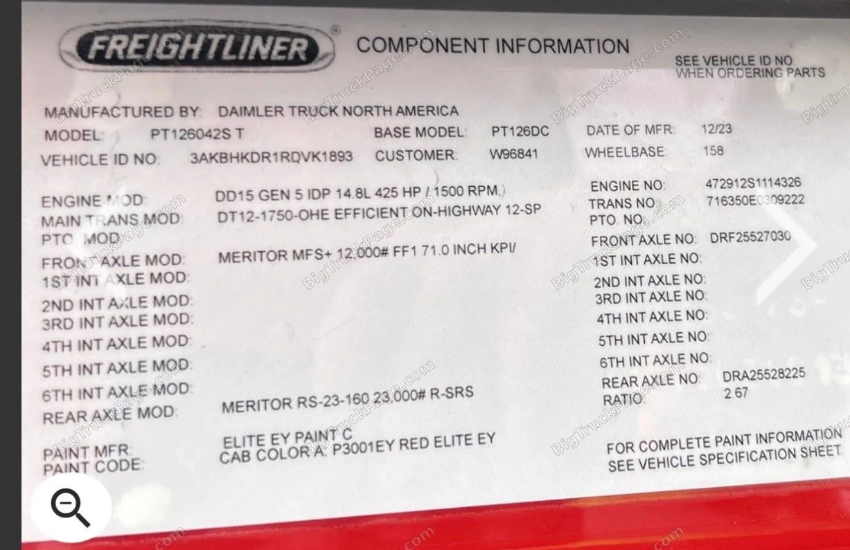 2024 FREIGHTLINER Cascadia — photo 5