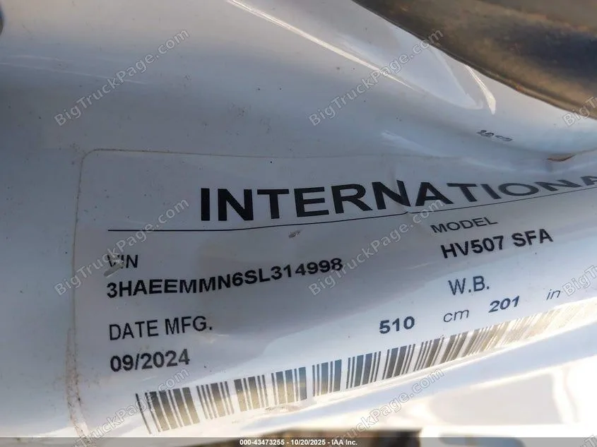 2025 INTERNATIONAL HV507 — photo 7