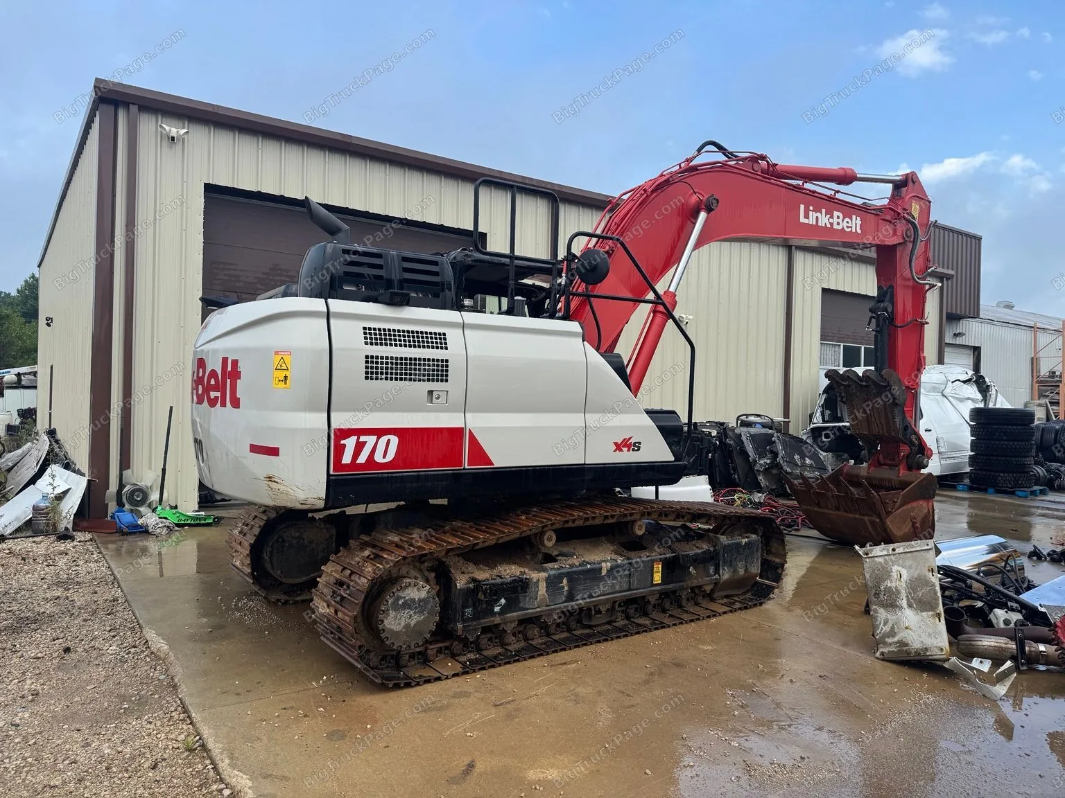 2024 Link-Belt 170 X4S Excavator 239 Hours Cab Damage Hydraulic Thumb