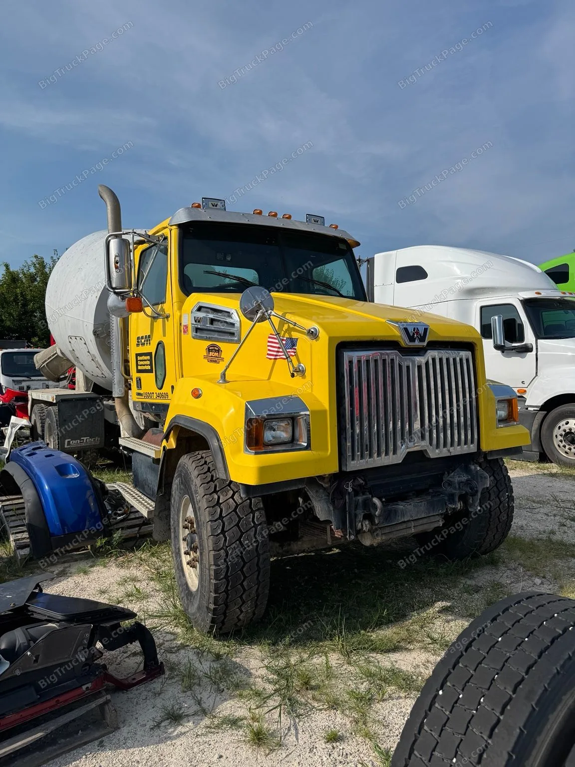 2018 Western Star 4700 Concrete Mixer Truck 10.5 Yard Con-Tech Heavy Spec