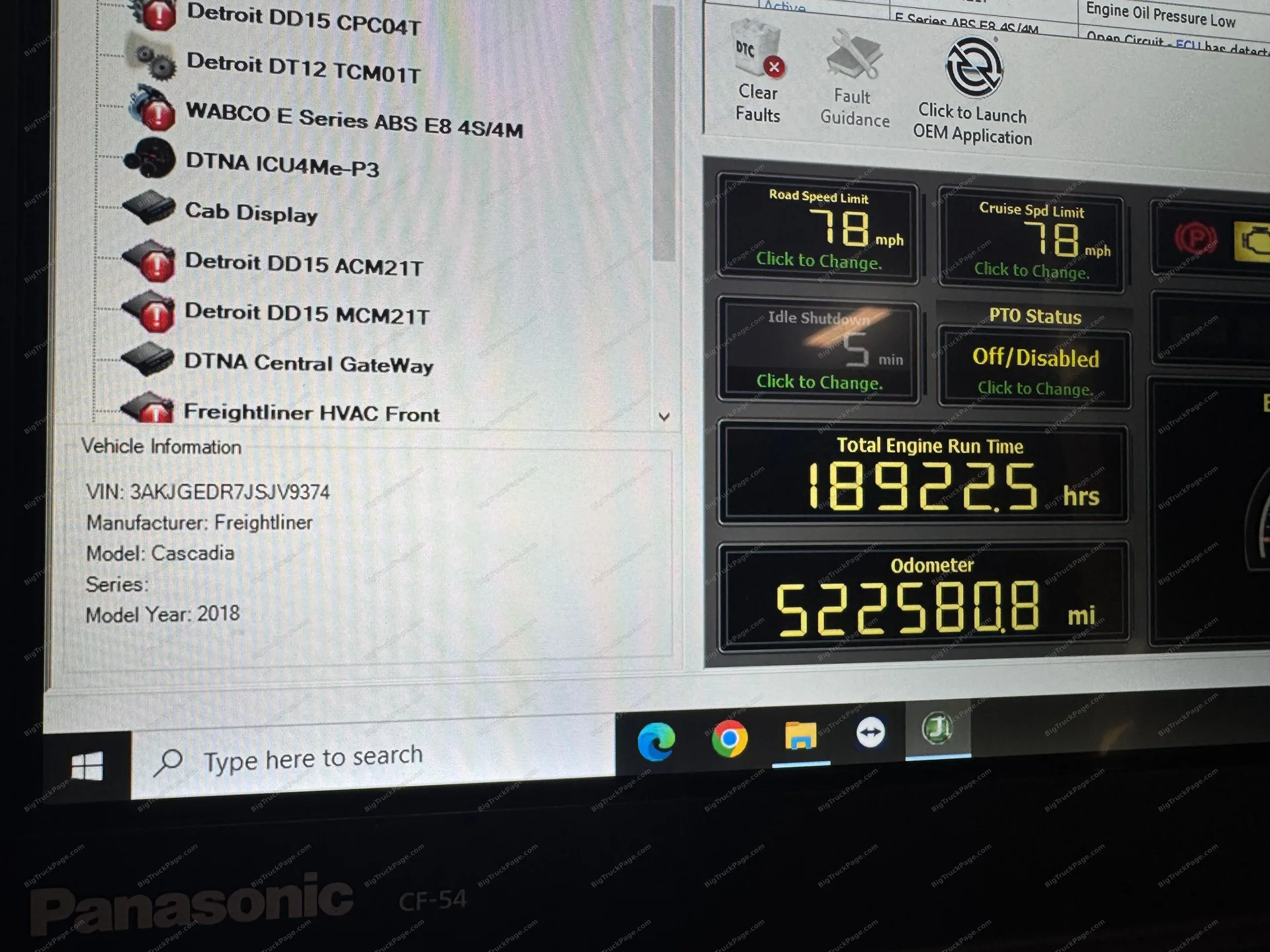 2018 FREIGHTLINER Cascadia — photo 14