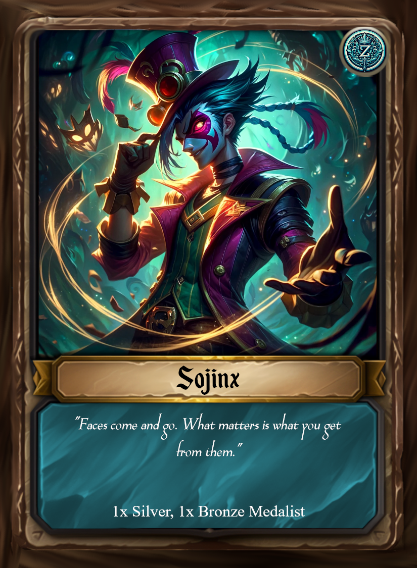 Big World Olympics card