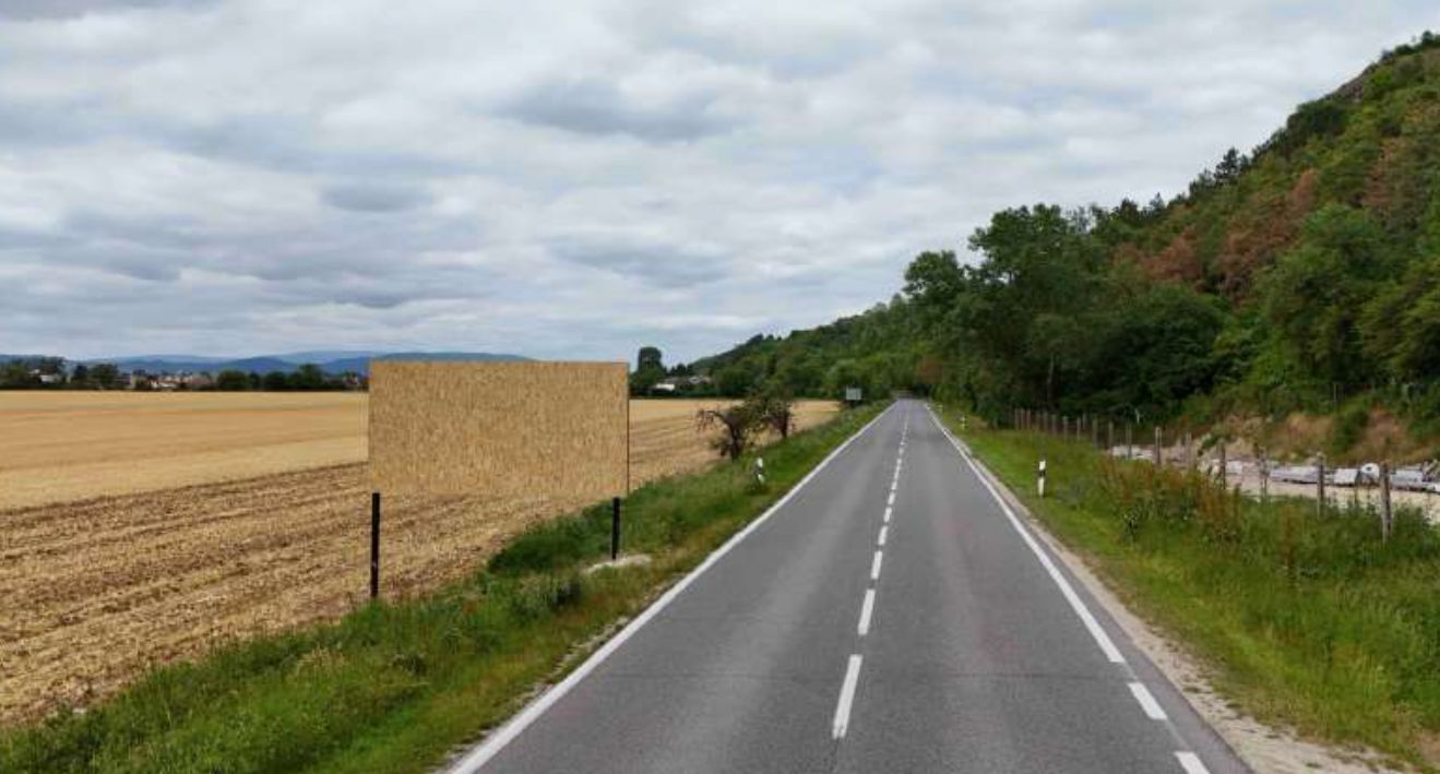 Billboard Ducové - Cesta Piešťany - Lúka (pri D1) - Billboard na prenájom v Hlavná cesta medzi Piešťanmi a Lúkou (pripájač na diaľnicu)