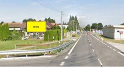 Billboard Rišňovce - Cestný ťah z Nitry smer Hlohovec - Billboard na prenájom v Cestný ťah z Nitry smer Hlohovec Cesta II. triedy
