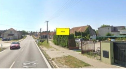 Billboard Rišňovce - Cestný ťah z Hlohovca smer Nitra - Billboard na prenájom v Cestný ťah z Hlohovca smer Nitra Cesta II. triedy