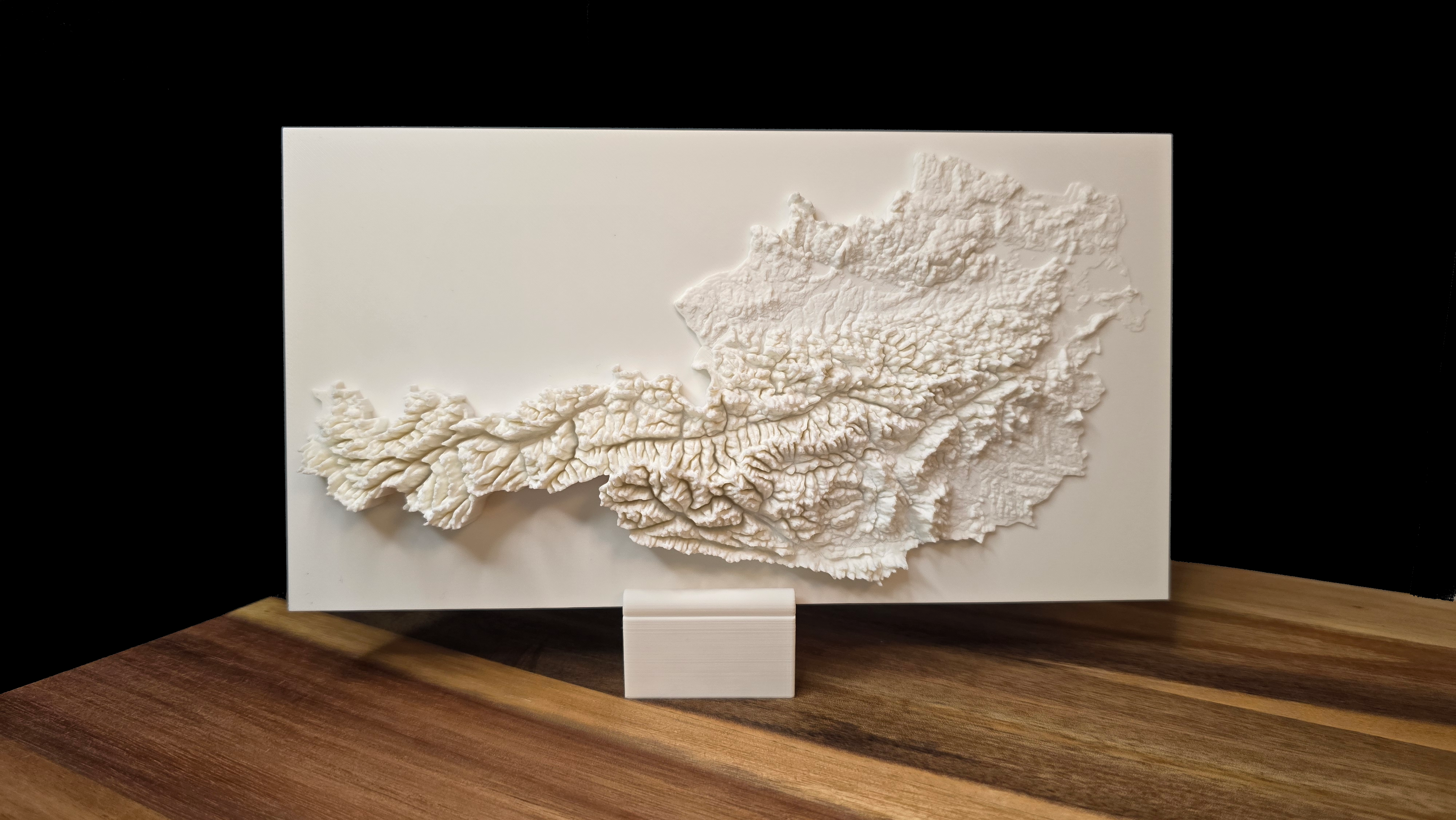 Österreich Relief