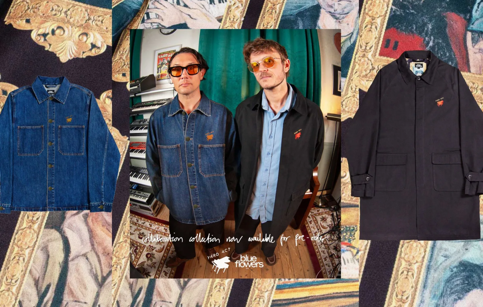 Yard Act’ten Moda Dünyasına Adım: Blue Flowers İş Birliğiyle Sahne Arkası Giyim Koleksiyonu