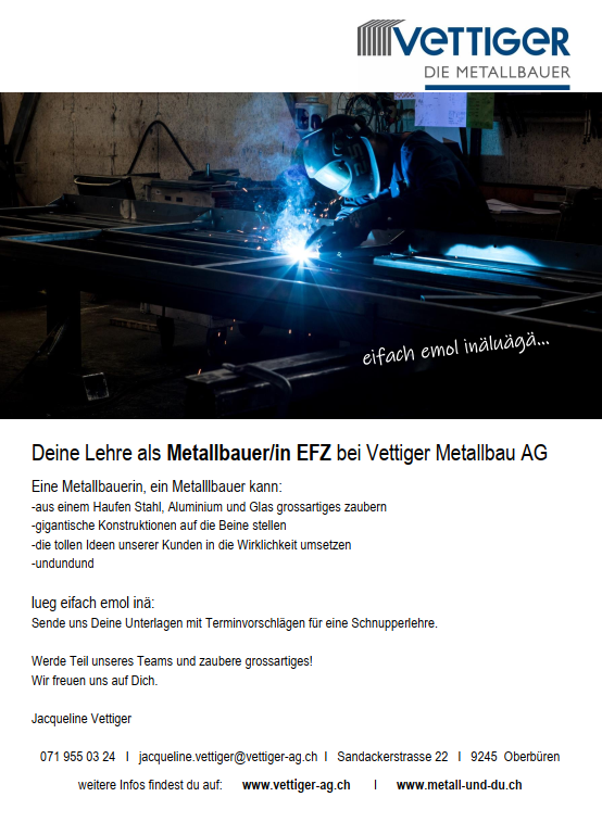 Metallbauer/in EFZ - Bild 1