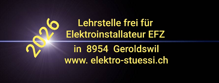 Lehrstelle Elektroinstallateur EFZ ab 2026 - Bild 1