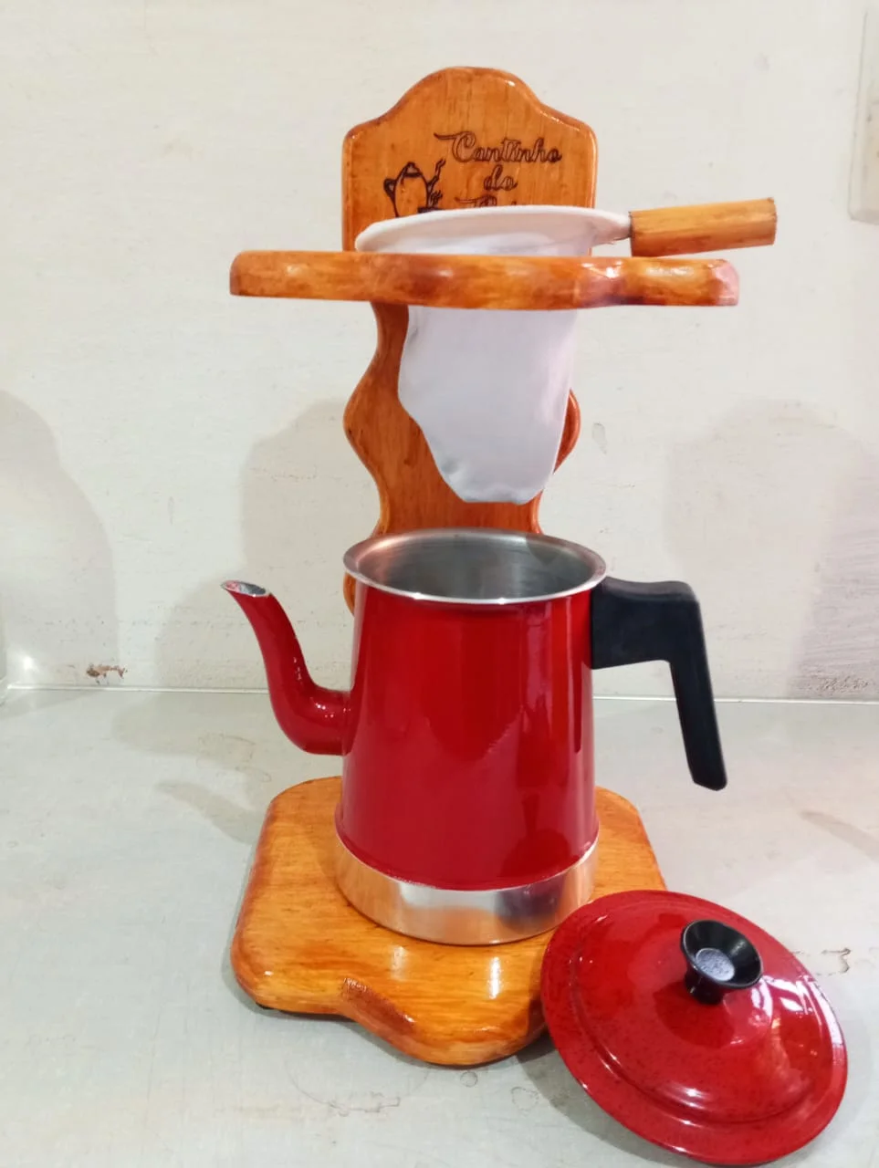 Cafeteira Cantinho do Café — Modelo Completo — foto 3