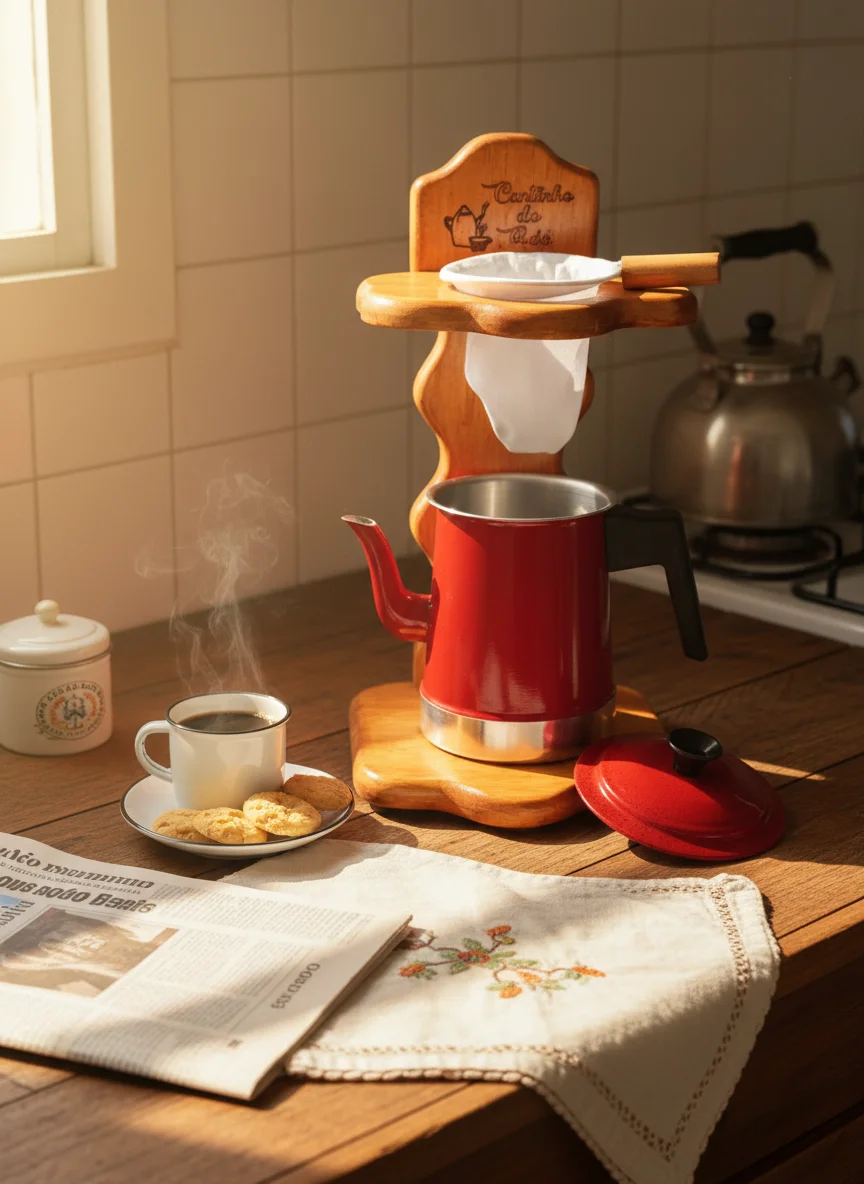 Cafeteira Cantinho do Café — Modelo Completo — capa 2