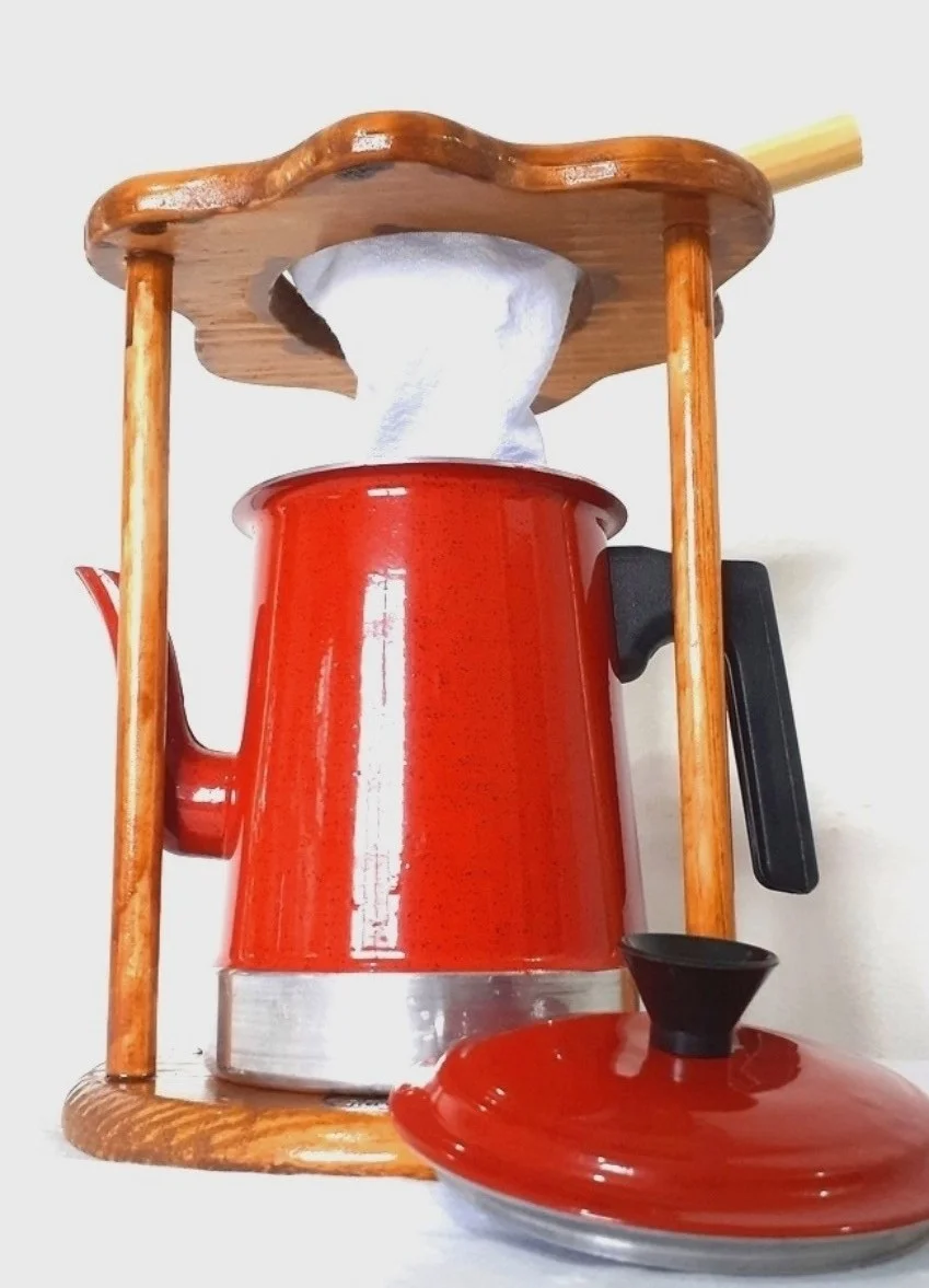 Cafeteira Retrô — Suporte Simples — foto 3