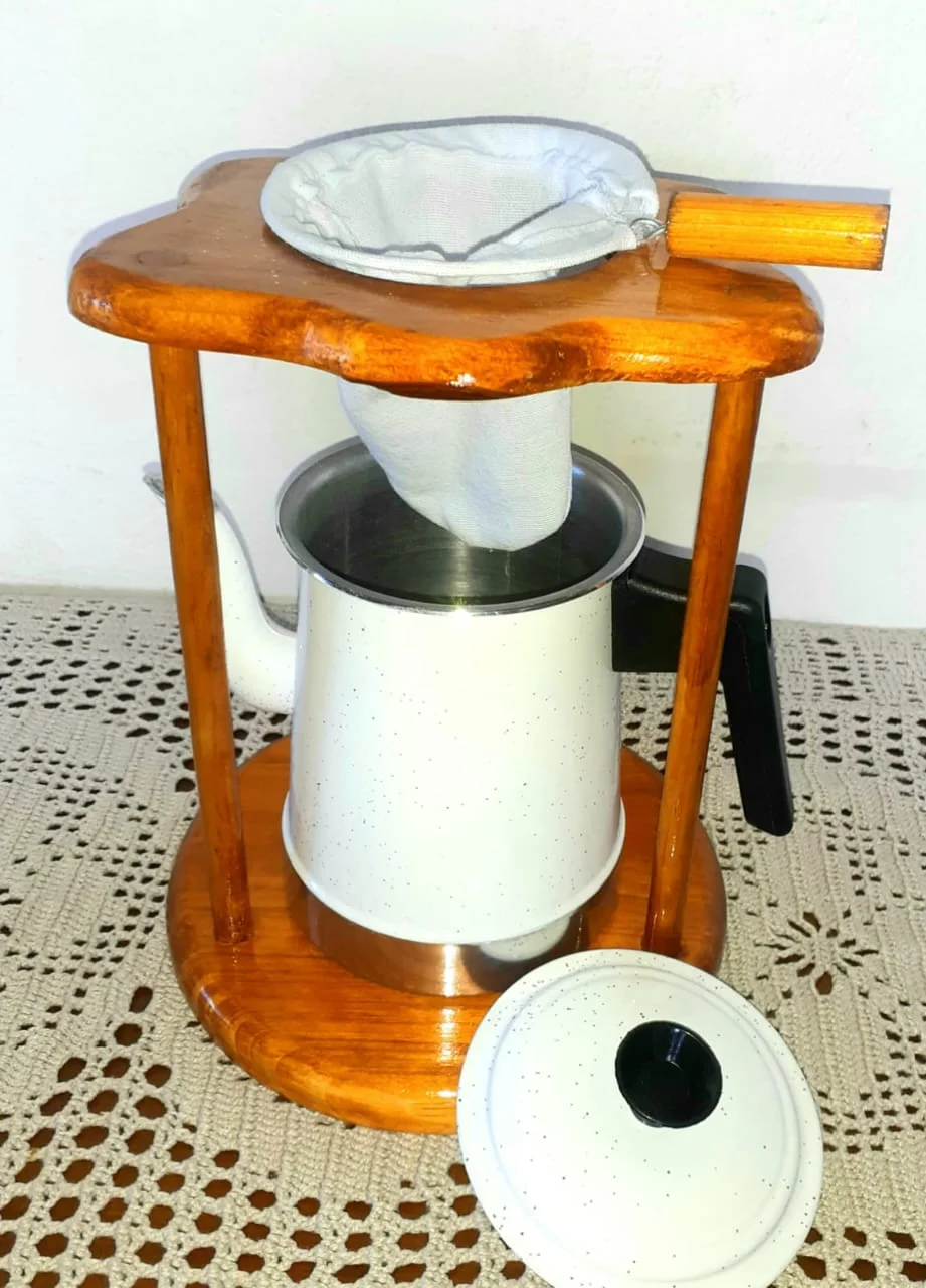 Cafeteira Retrô — Suporte Simples — foto 8