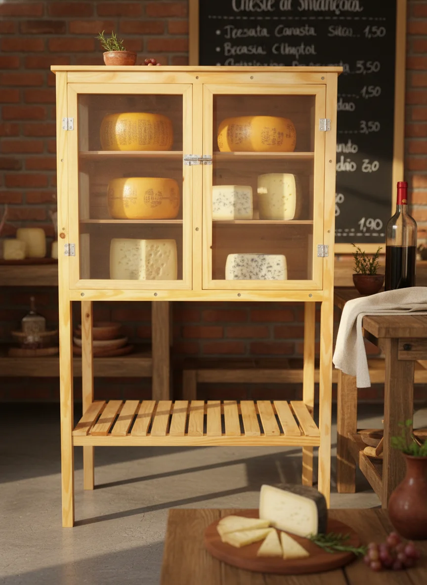 Expositor / Vitrine para Queijos (sob encomenda)