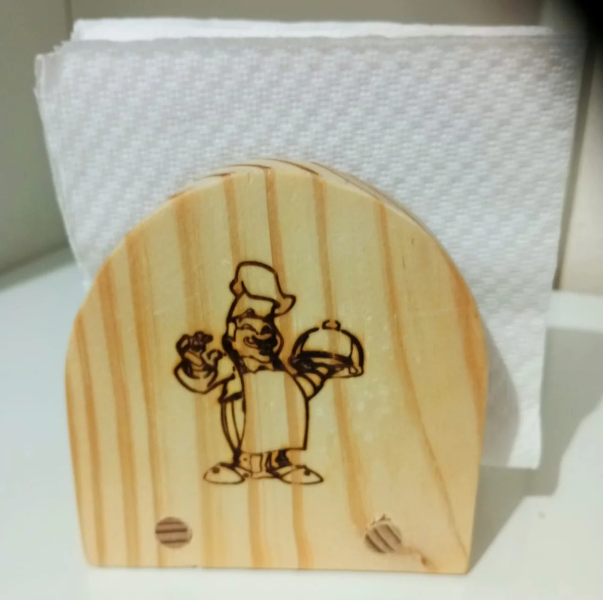 Porta-Guardanapos com Gravação Chef — foto 3