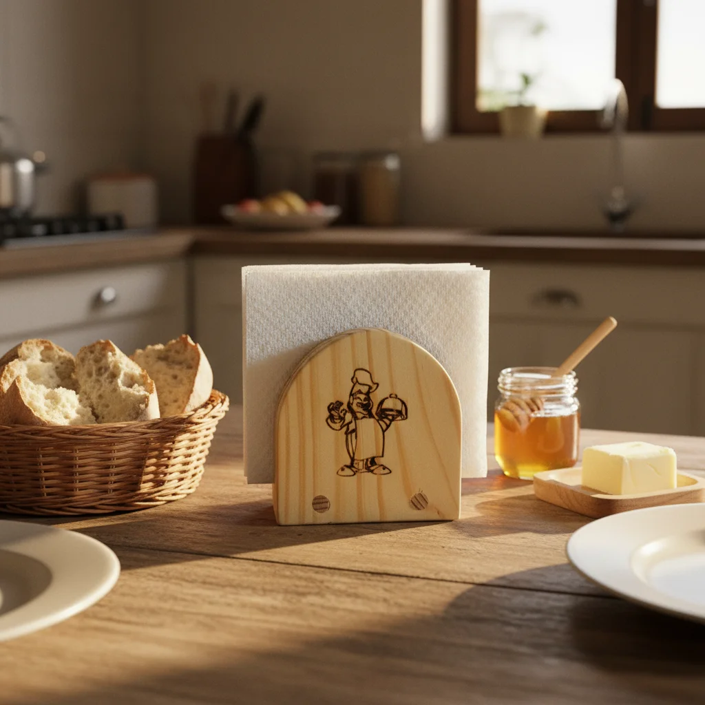 Porta-Guardanapos com Gravação Chef