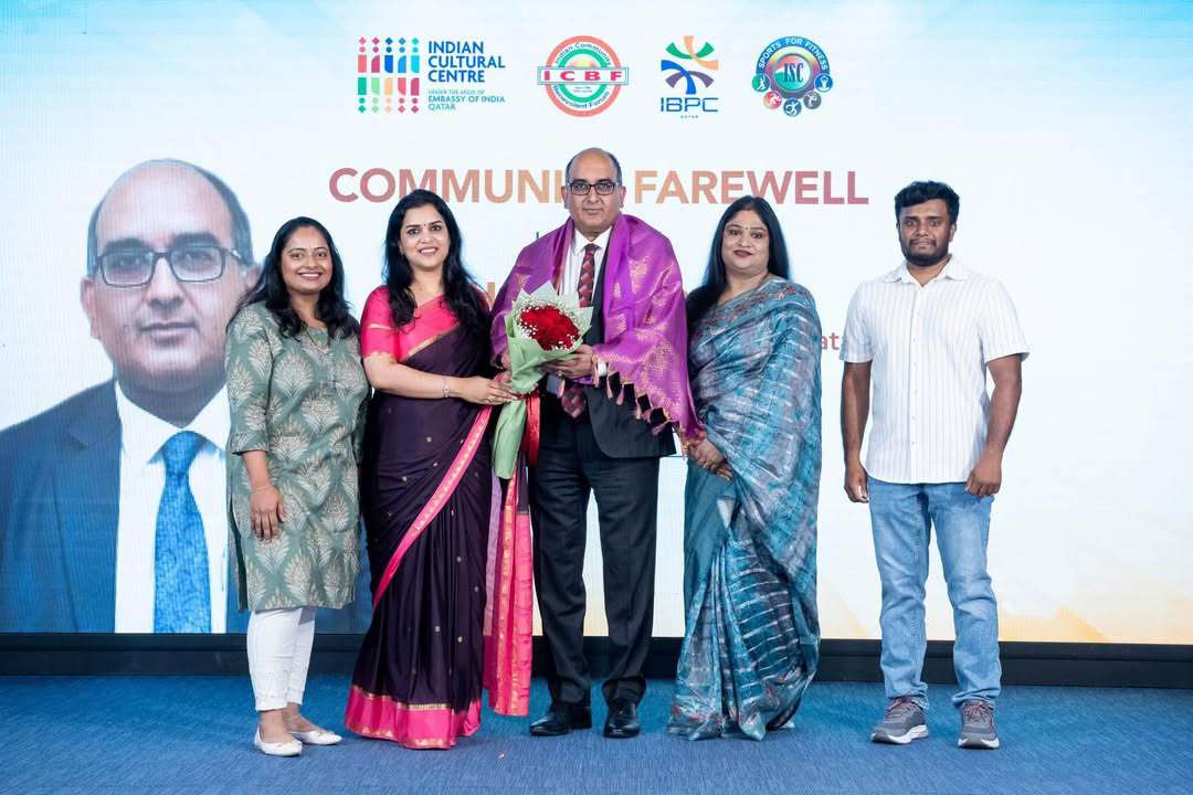 ಭಾರತದ ರಾಯಭಾರಿ ಹೆಚ್.ಇ. ಶ್ರೀ ವಿಪುಲ್ ಅವರಿಗೆ ಬಿಲ್ಲವಾಸ್ ಕತಾರ್ ವತಿಯಿಂದ ಹೃತ್ಪೂರ್ವಕ ಕೃತಜ್ಞತೆ