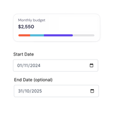 Set Billboard Campaign Budget - Step 2