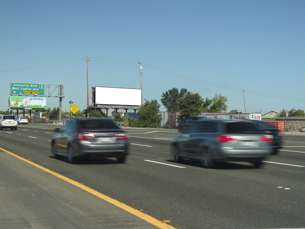 W Sacramento I-80 Frwy NS 3mi W/O Sacto F/E - 1