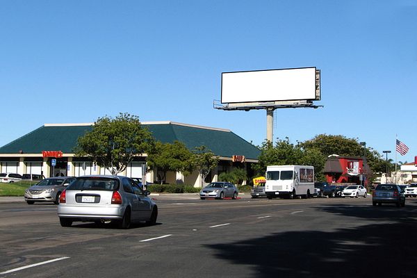 Clairemont Mesa Blvd NS 0.2mi E/O Clairemont Dr F/W - 1