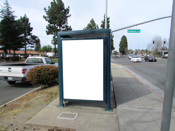 VTA El Camino Real SS 50ft E/O Henderson F/E - 2