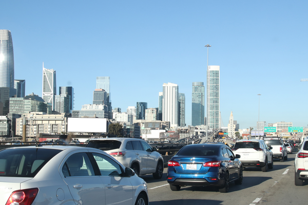 Bay Bridge (I.80) NS 150ft W/O 4th St (No Ext/%) F/SW - 2