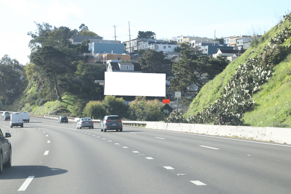 Bayshore Frwy (US 101) WS 600ft N/O Alemany (No Ext/%) F/N - 1