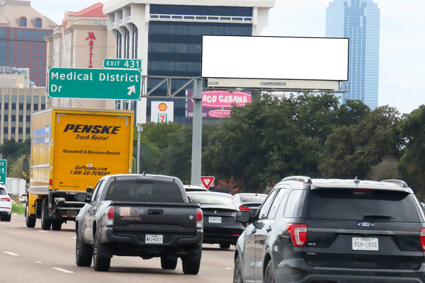 Stemmons Fwy (I-35E) WS 0.3mi S/O Inwood Rd F/N - 1