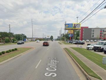 W/S S COLLEGE 1000' N/O VET. BLVD. F/N (Right Face)