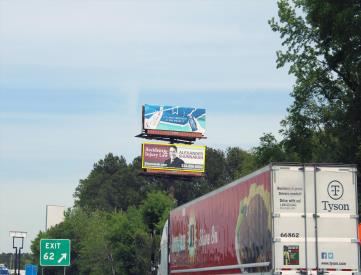 S/S I-85 500' W/O EXIT 62 (Bottom Face)