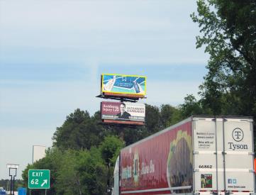 S/S I-85 500' W/O EXIT 62 (Top Face)