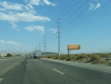 I-10 SL, 1.1M W/O INDIAN AVE WF