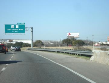 I-35 N E/S @ THREE POINTS