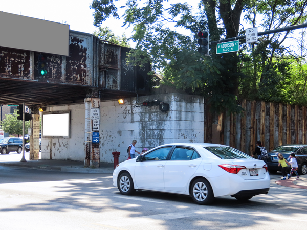 Addison Av SS 10ft W/O Ravenswood St F/N - 1